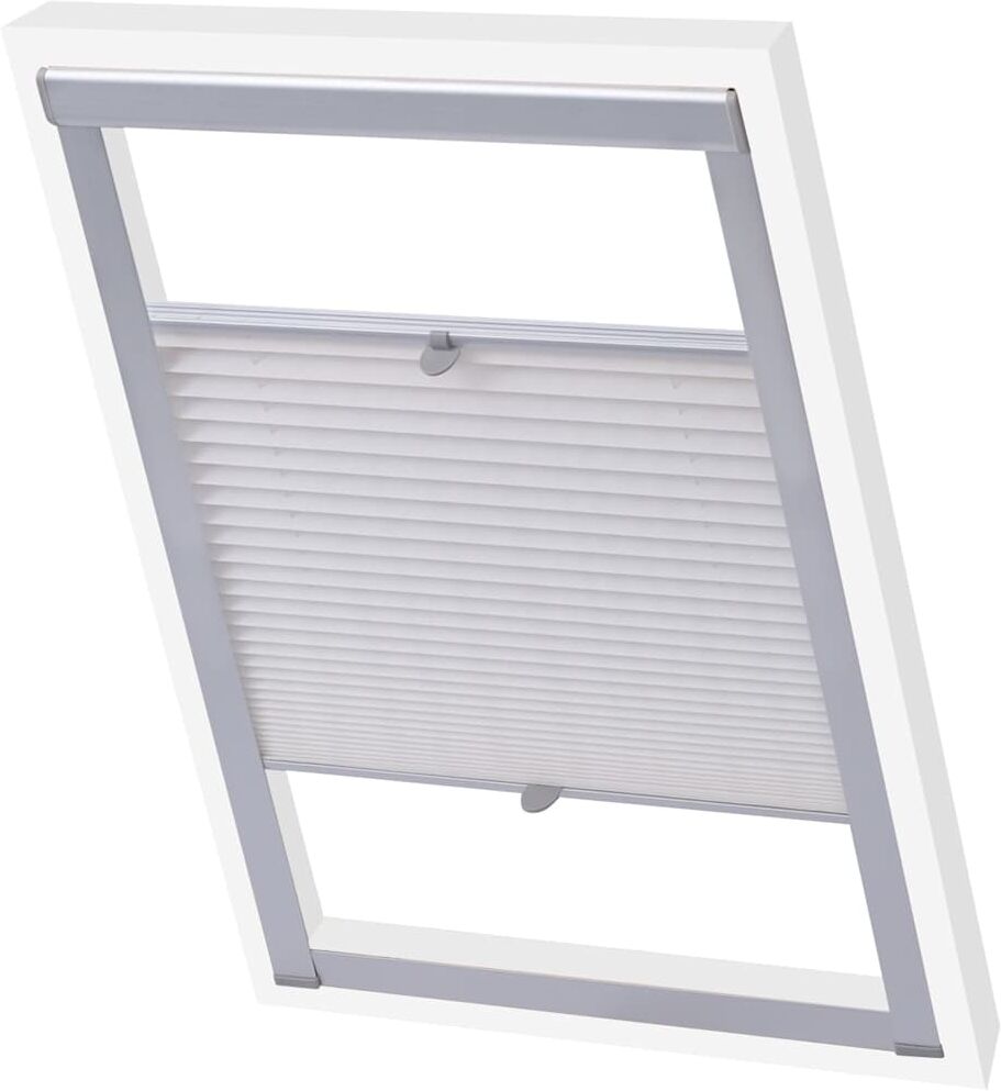 vidaXL Plisségardin vit M08/308